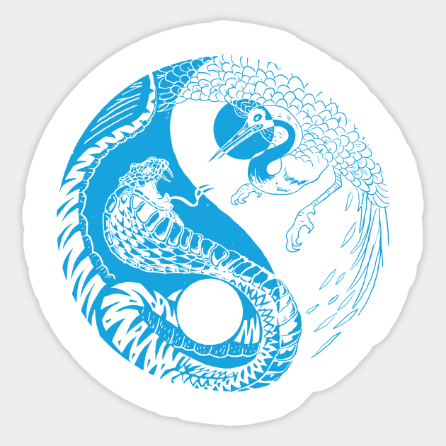 Yin Yang Sticker by Imaginariux